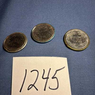Vintage Topps Baseball Coins
