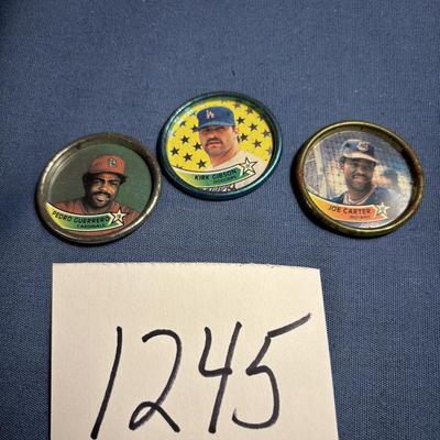 Vintage Topps Baseball Coins