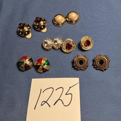 Vintage Clip on Earring Lot