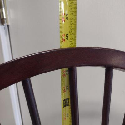 Set of Six Wooden Windsor Chairs