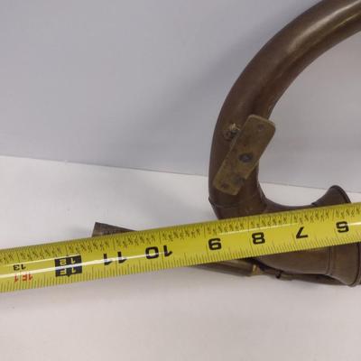Antique Copper Car Horn with Bracket for Wall Hanging