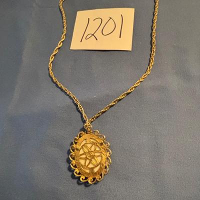 Victorian Porcelain Pendant