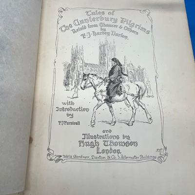 Tales of Canterbury Pilgrims, dated 1906