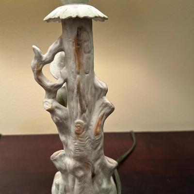Pair of Vintage Porcelain Figural Lamps – Boy & Girl in Pastoral Dress