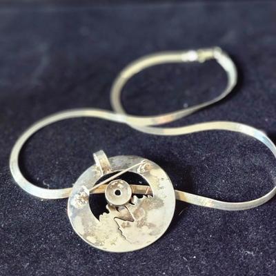 Custom 925 Pendant or pin and chain