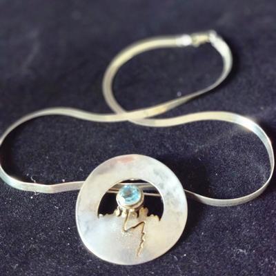Custom 925 Pendant or pin and chain