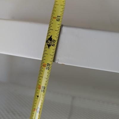 Metal Storage Shelf Approx 31 1/2" x 12 1/2" x 60 3/4"