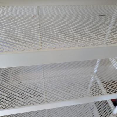Metal Storage Shelf Approx 31 1/2" x 12 1/2" x 60 3/4"