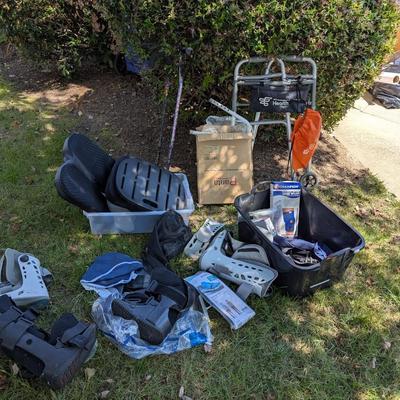 Variety Of Health Care Products Canes Boots (G)