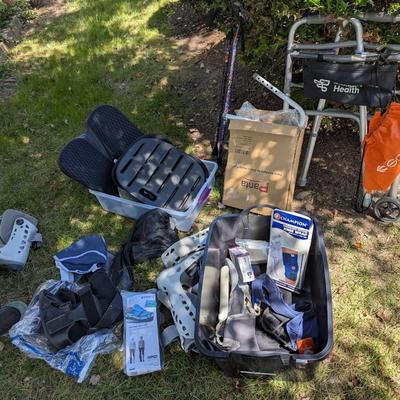 Variety Of Health Care Products Canes Boots (G)