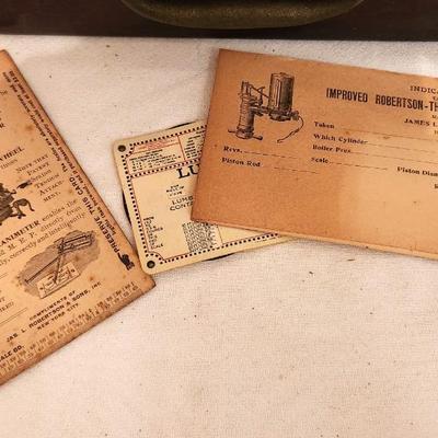 Lot #117 L. Robertson Steam Engine Indicator in Original Wooden Box