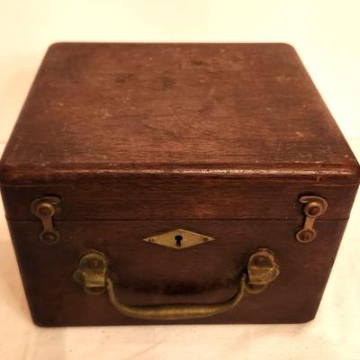 Lot #117 L. Robertson Steam Engine Indicator in Original Wooden Box