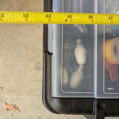 Plastic Tool Box With Tools Included