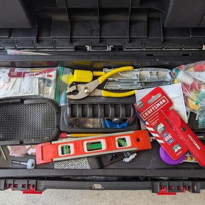 Plastic Tool Box With Tools Included