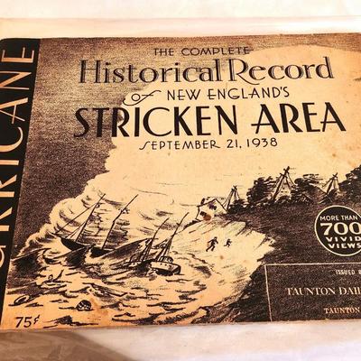 Lot #121 Complete Historical Record of New England's Stricken Area - 21 Sept 1938
