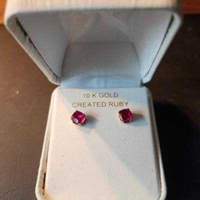 Created Ruby Studs