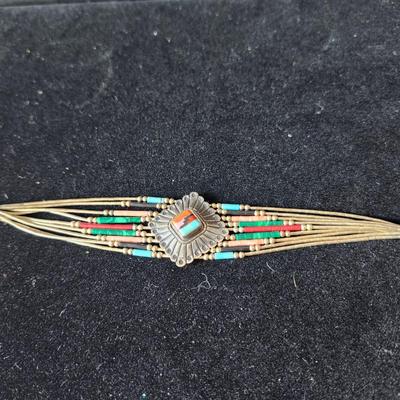 Native American Liquid SIlver Bracelet