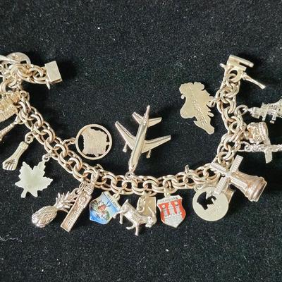 European Tour Charm Bracelet
