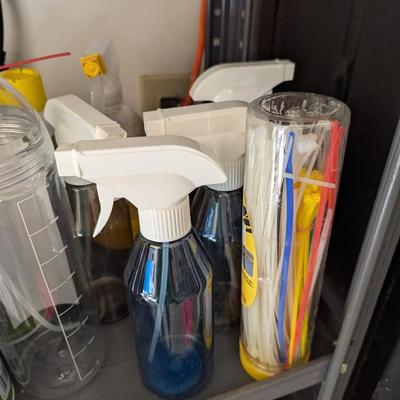 12" x 59" x 30" 5-Tier Metal Shelf Includes Items (G)