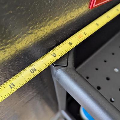 4 Tier Plastic Shelf 9" x 40" x 15 1/2" (G)