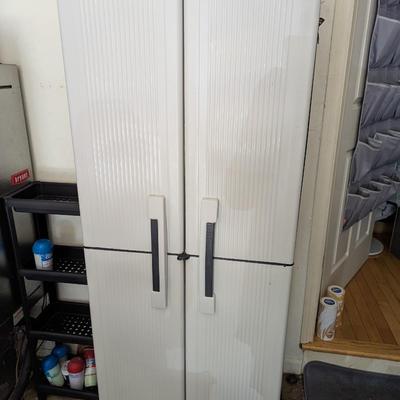 26" x 14" x 67" Plastic Utility Cabinet #2 (G)