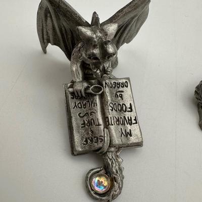 Vintage Rawcliffe Pewter Dragon Collection