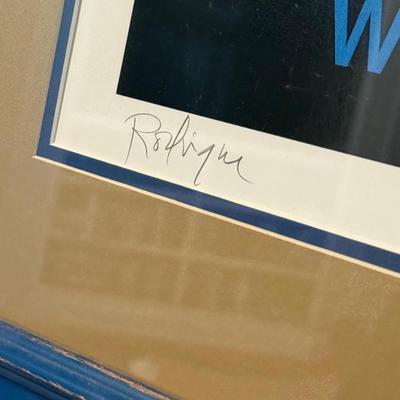 We Blues Dem Away framed artwork