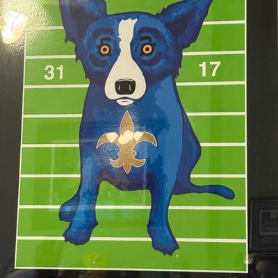 We Blues Dem Away framed artwork