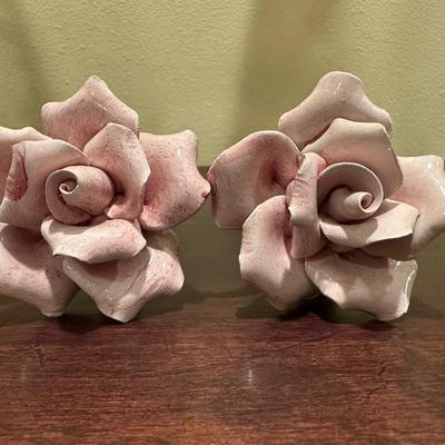 Pair of Vintage Porcelain Figural Lamps – Rococo Couple