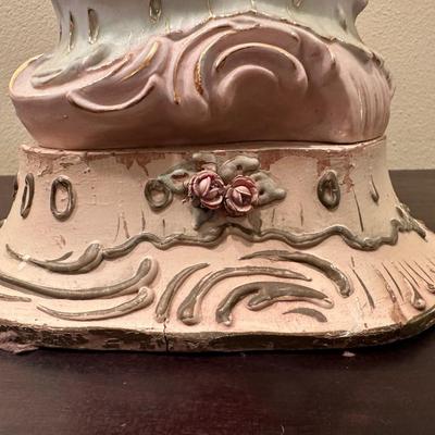 Pair of Vintage Porcelain Figural Lamps – Rococo Couple