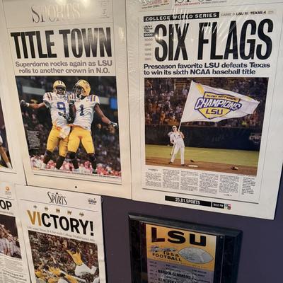 LSU paraphernalia