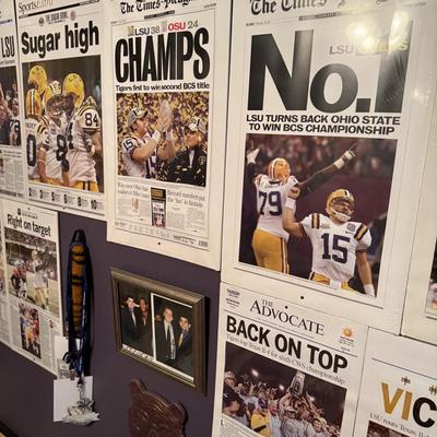 LSU paraphernalia