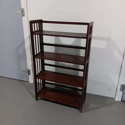 FOLDING WOODEN SHELF