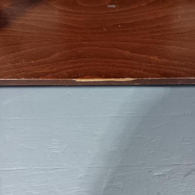 FOLDING WOODEN SHELF