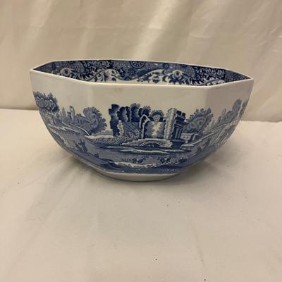 Spode Octagon Shaped Bowl, Delft Jar & Two Tiles (DR-MG)