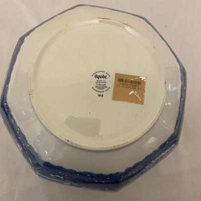 Spode Octagon Shaped Bowl, Delft Jar & Two Tiles (DR-MG)