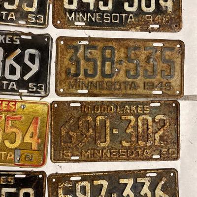 MN Plates Lot 4
