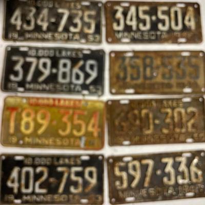 MN Plates Lot 4
