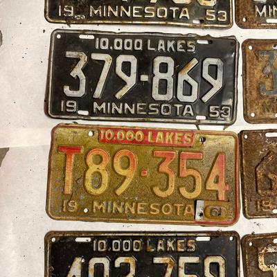 MN Plates Lot 4