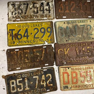 MN Plates lot 15