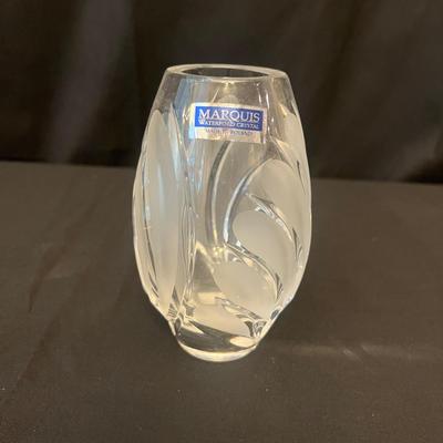 Baccarat, Waterford & Stuben Crystal Figurines & Vase (O-MG)