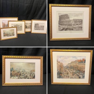 Camille Pissarro “The Boulevard Montmartre on a Winter Morning" & More Framed Prints (O-MG)