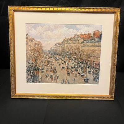 Camille Pissarro “The Boulevard Montmartre on a Winter Morning" & More Framed Prints (O-MG)