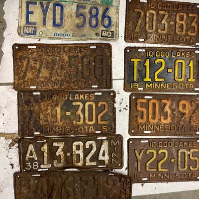 MN plates lot 19