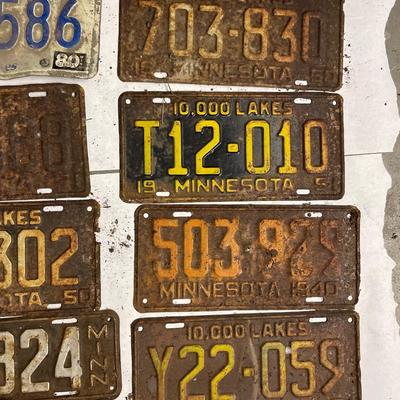 MN plates lot 19