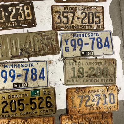 MN & ND Plates lot 20