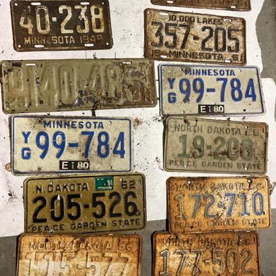 MN & ND Plates lot 20