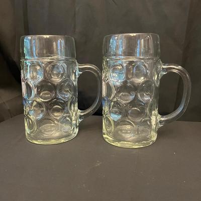 German Glass Beer Steins, Glasses & Books (O-MG)