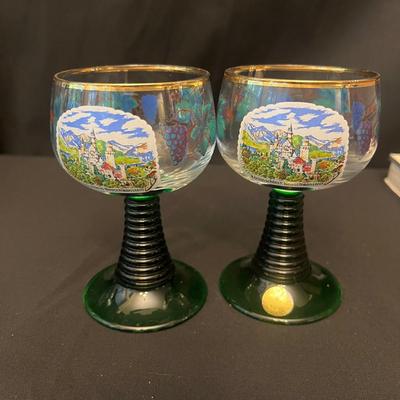 German Glass Beer Steins, Glasses & Books (O-MG)