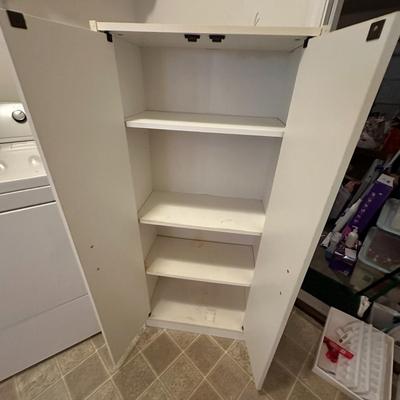 White Utility Cabinet (U)